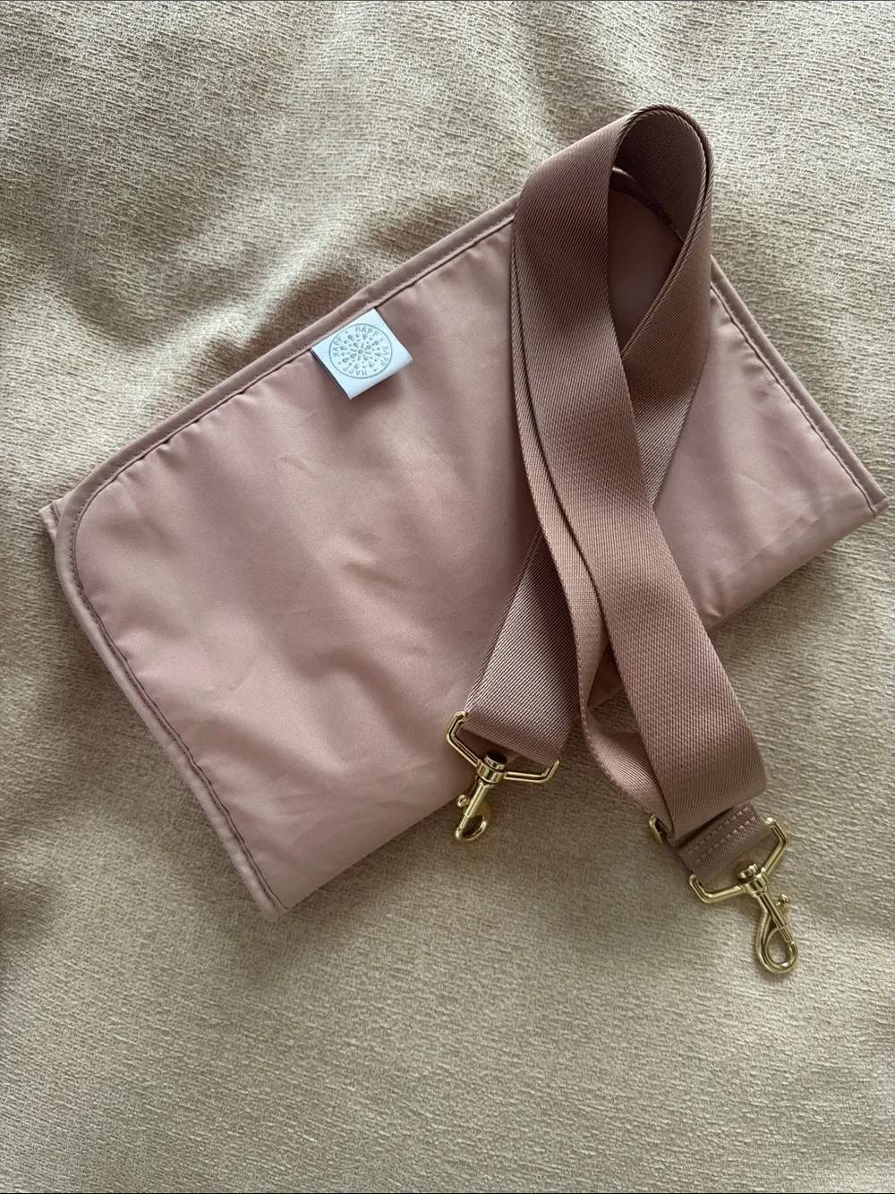 HAPP Brand Diaper Bag- Blush Pink